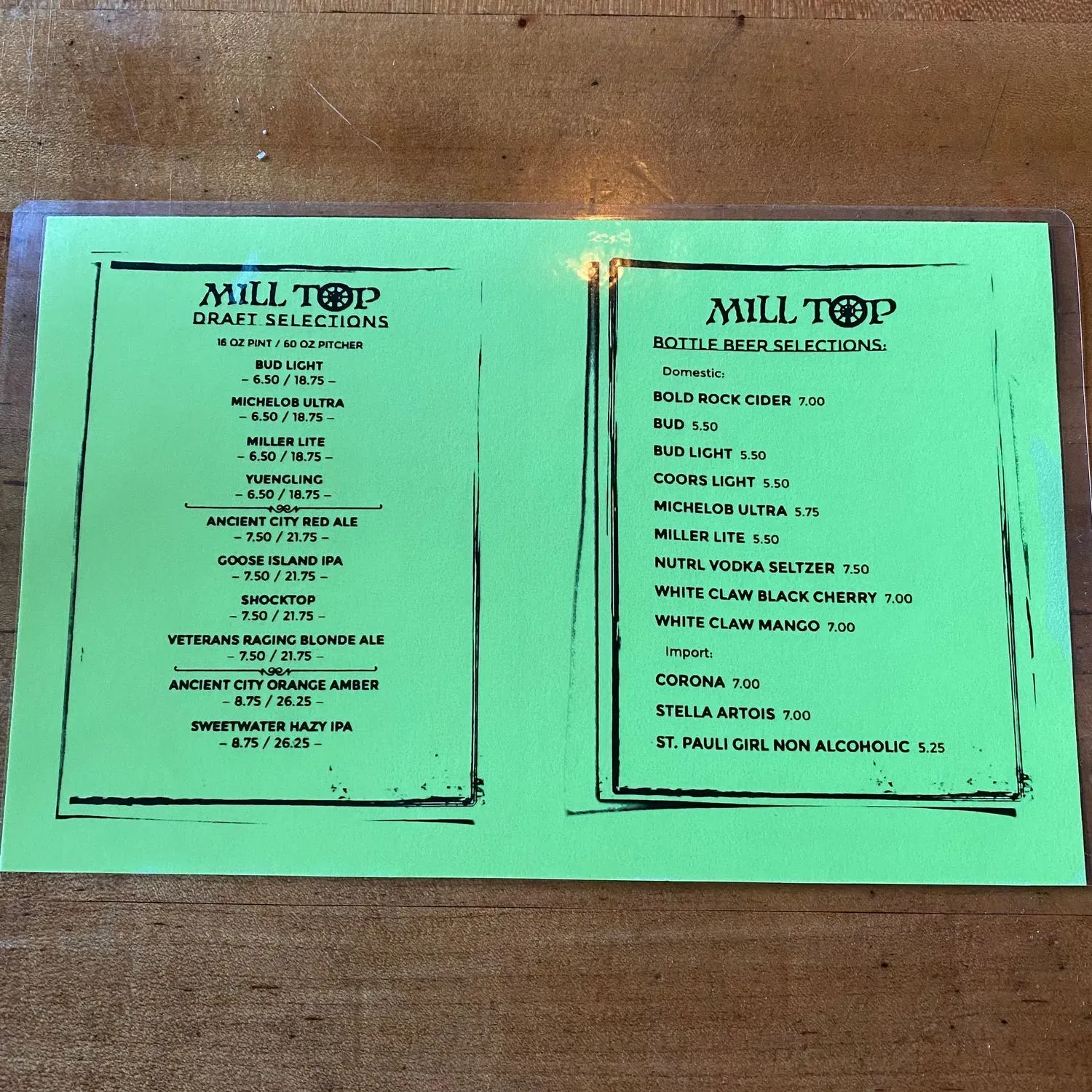 Menu 3