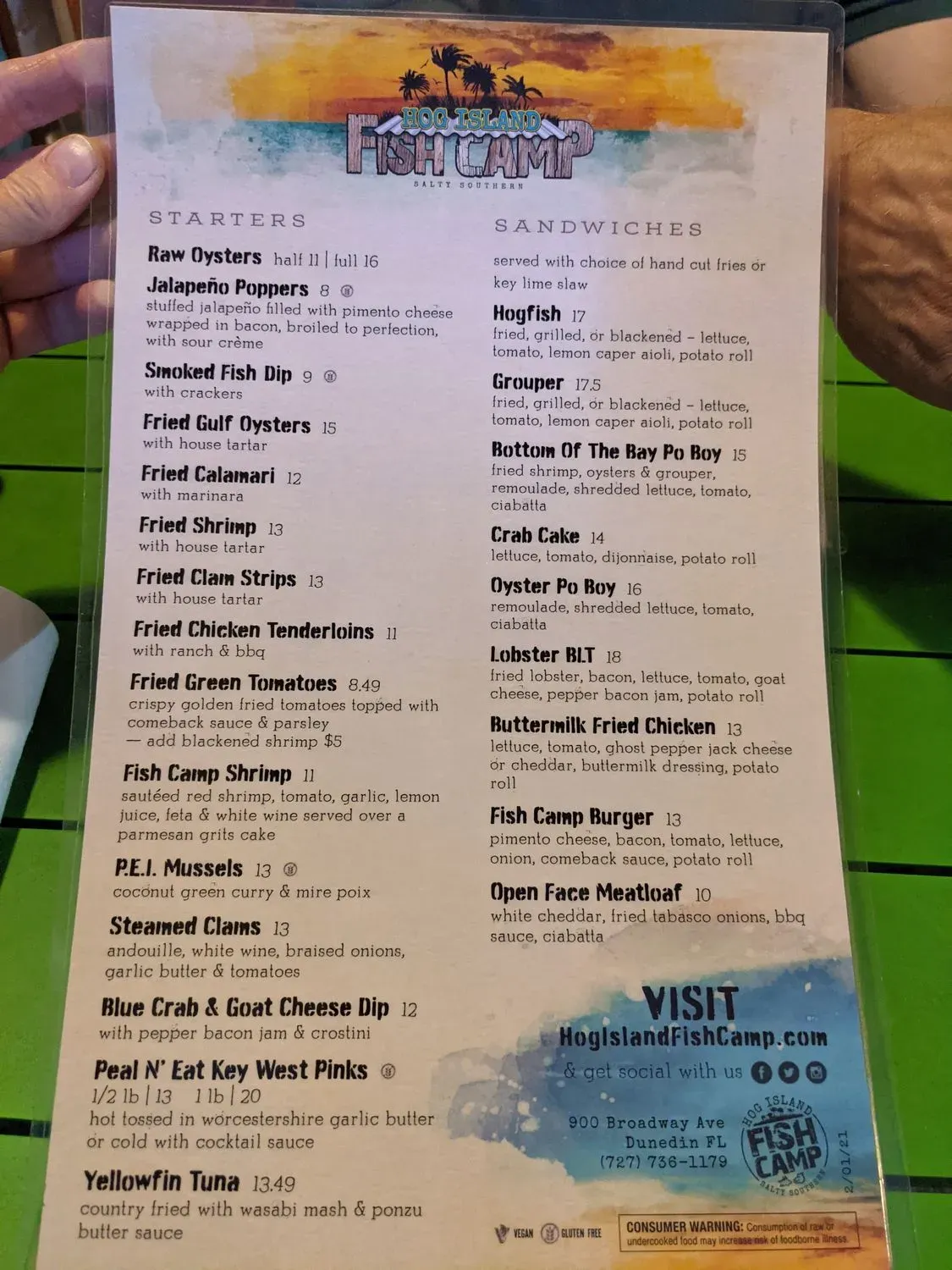 Menu 5