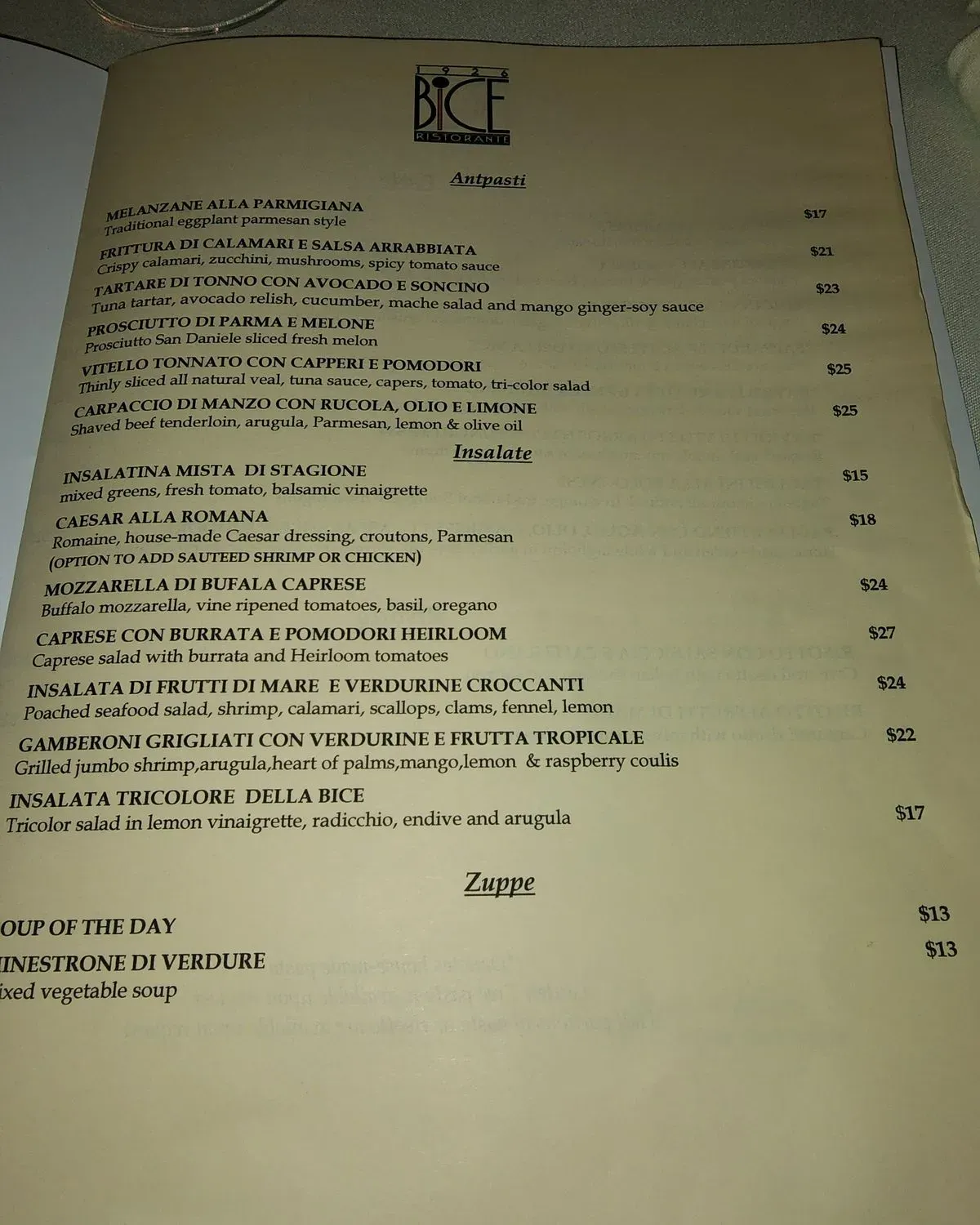 Menu 4