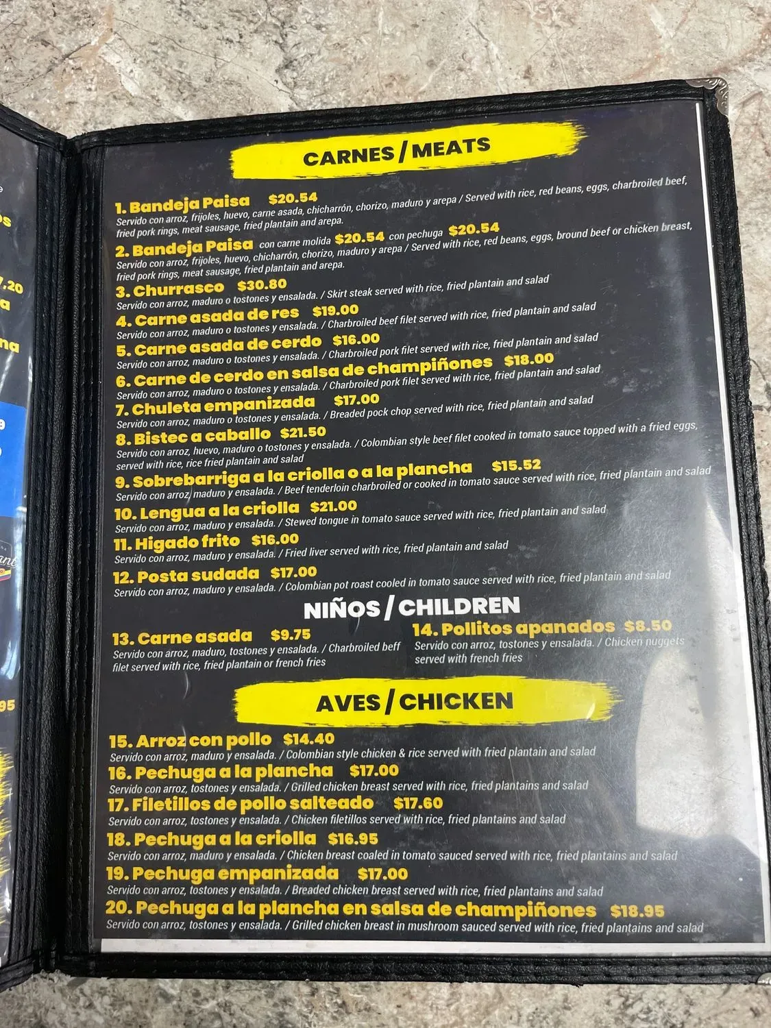 Menu 2