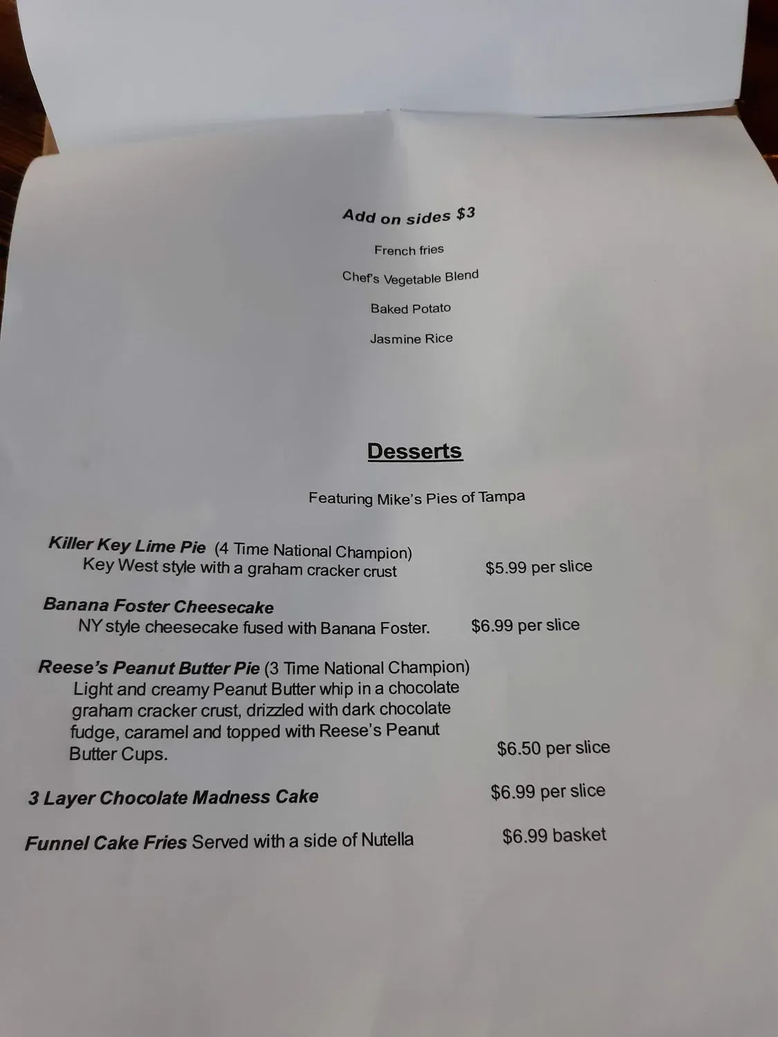 Menu 4