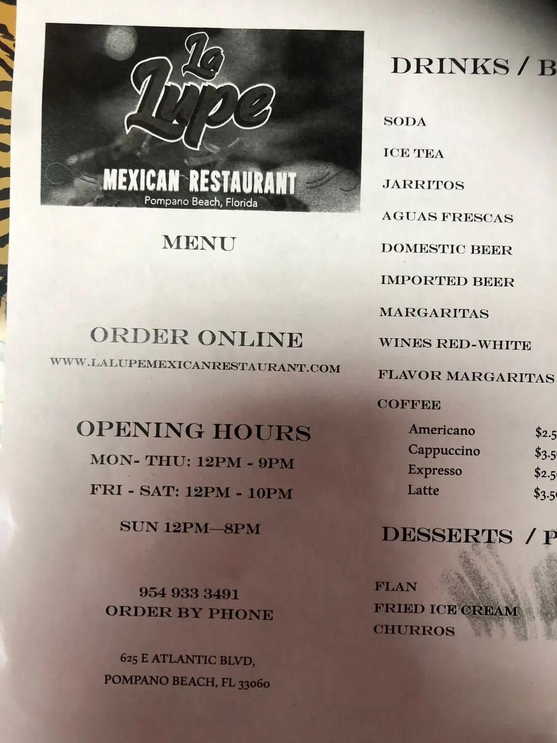 Menu 3