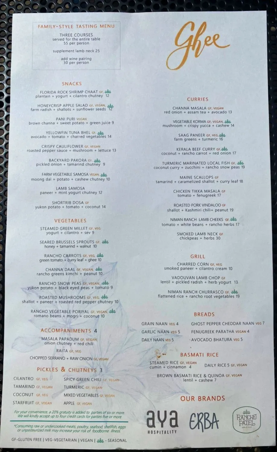 Menu 2