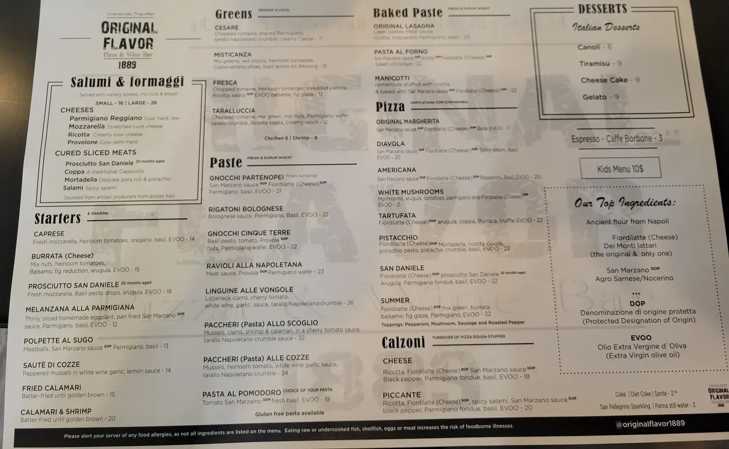 Menu 5