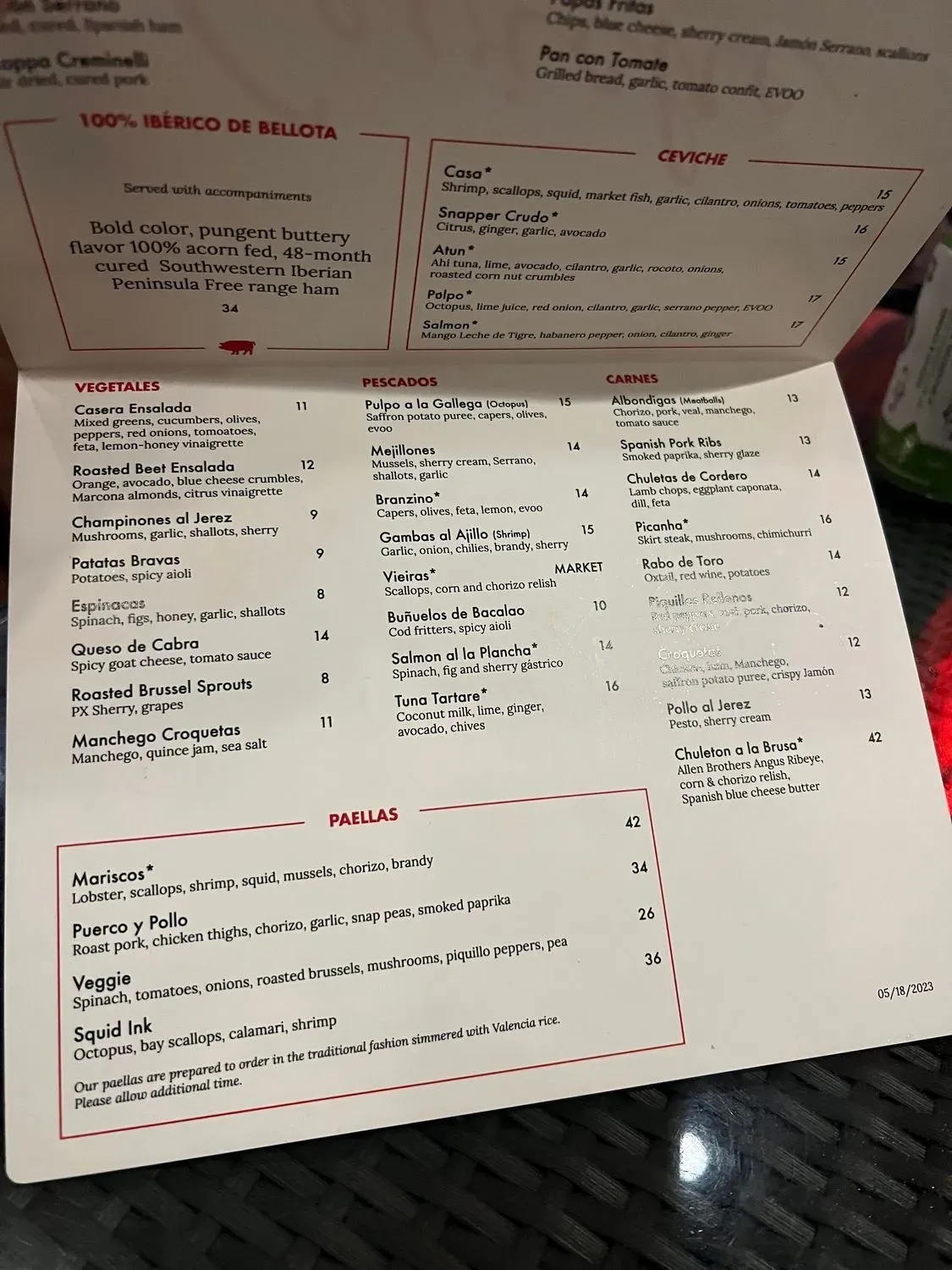 Menu 5