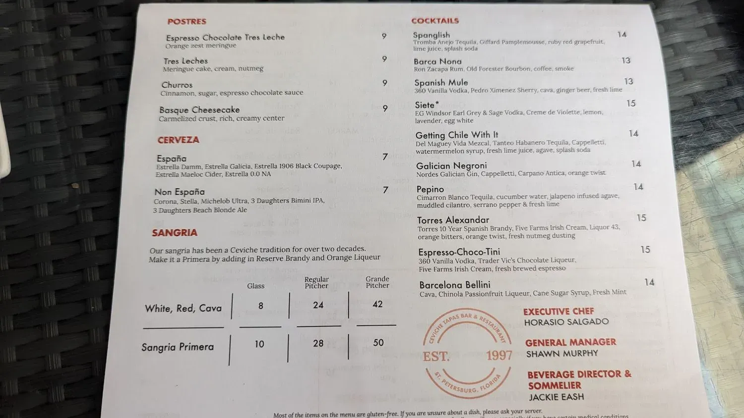 Menu 6