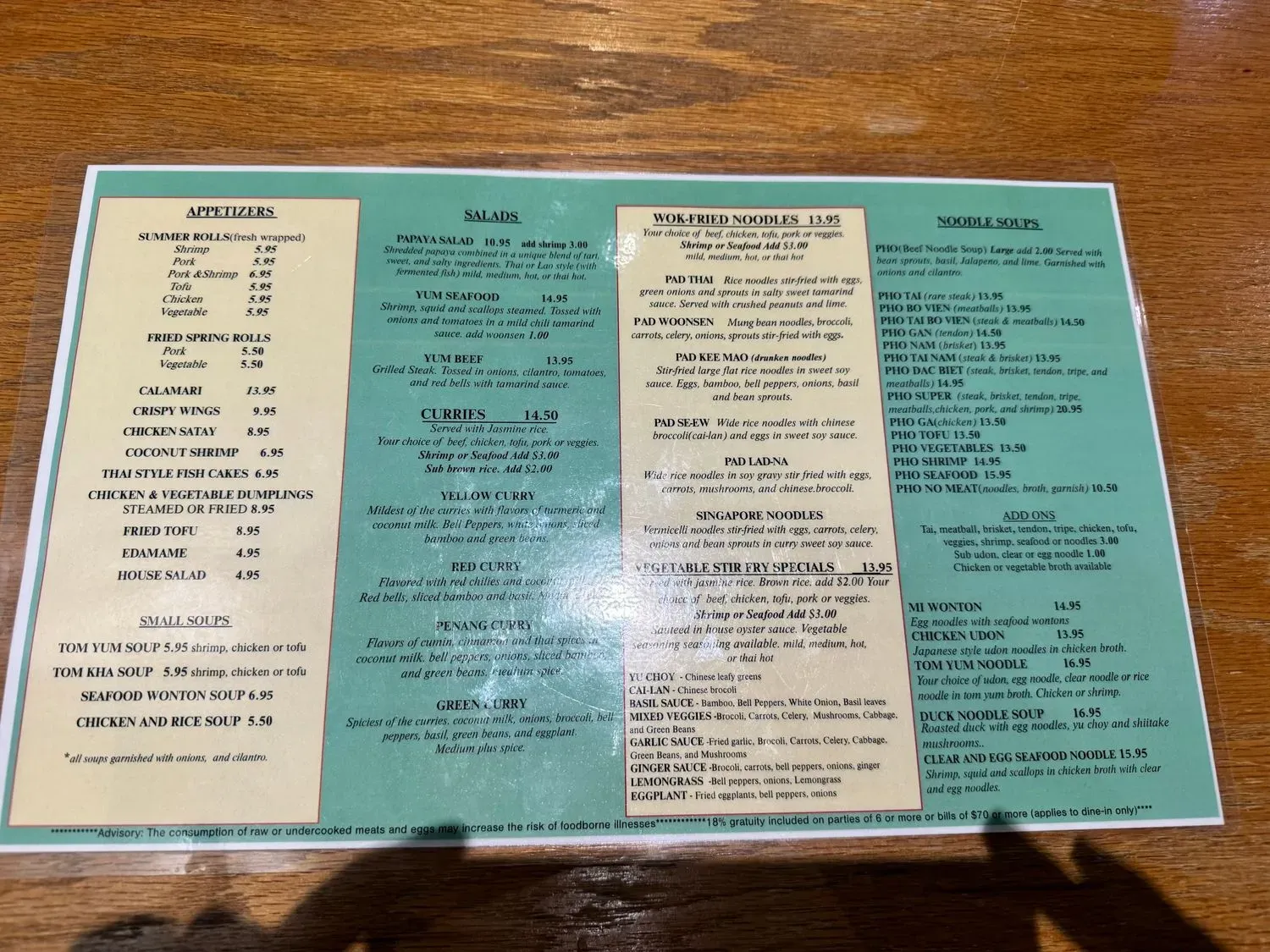 Menu 4