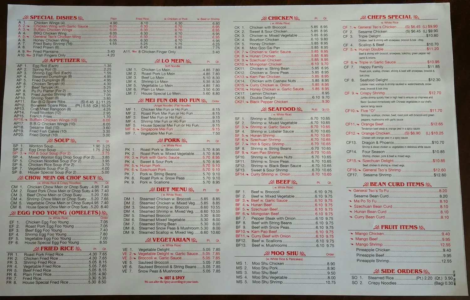 Menu 2