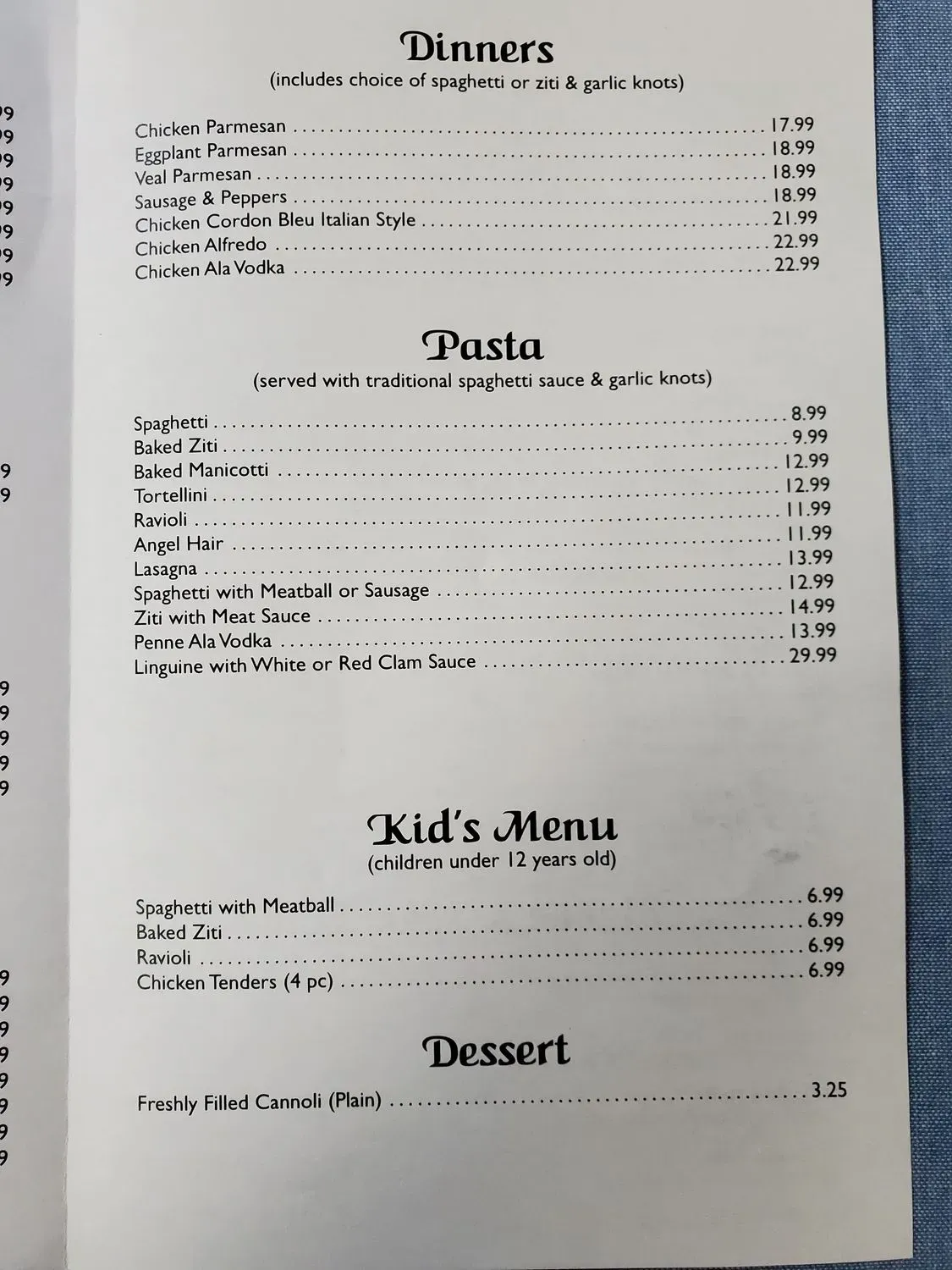 Menu 2