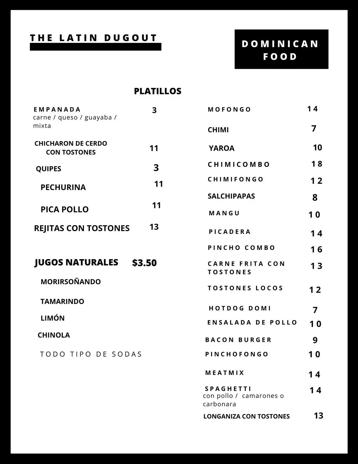 Menu 2