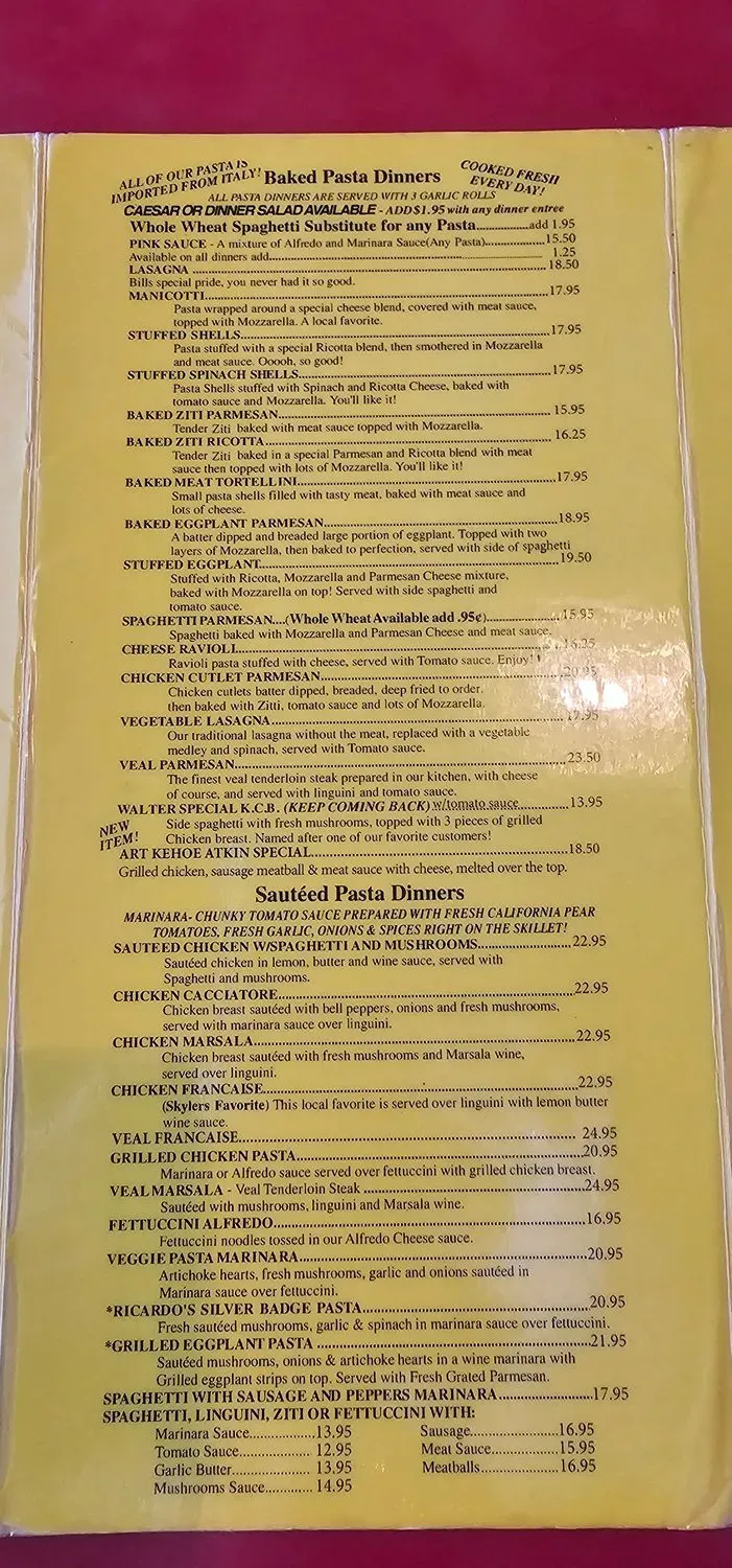 Menu 2