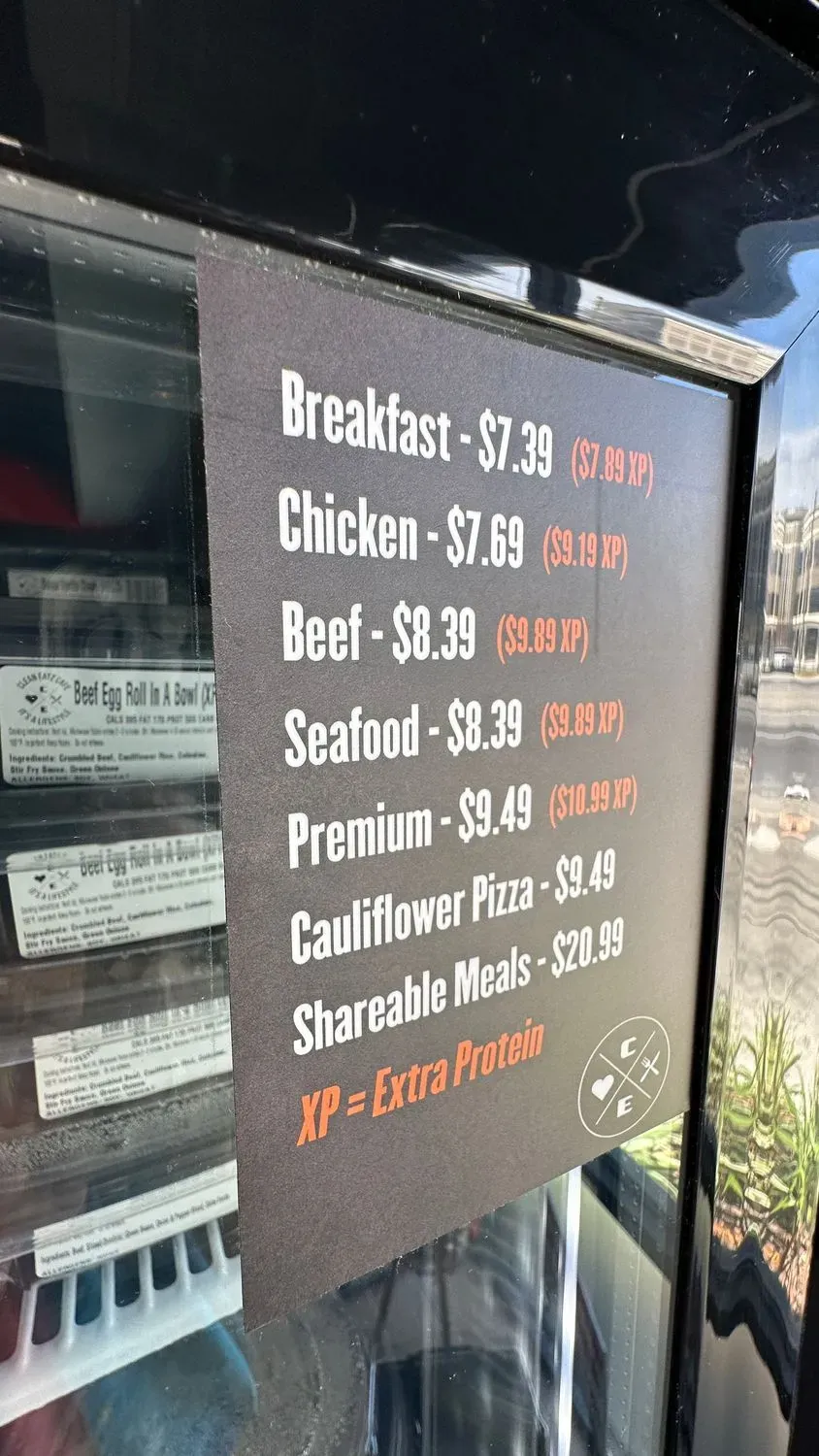 Clean Eatz Menu - Updated November 2025