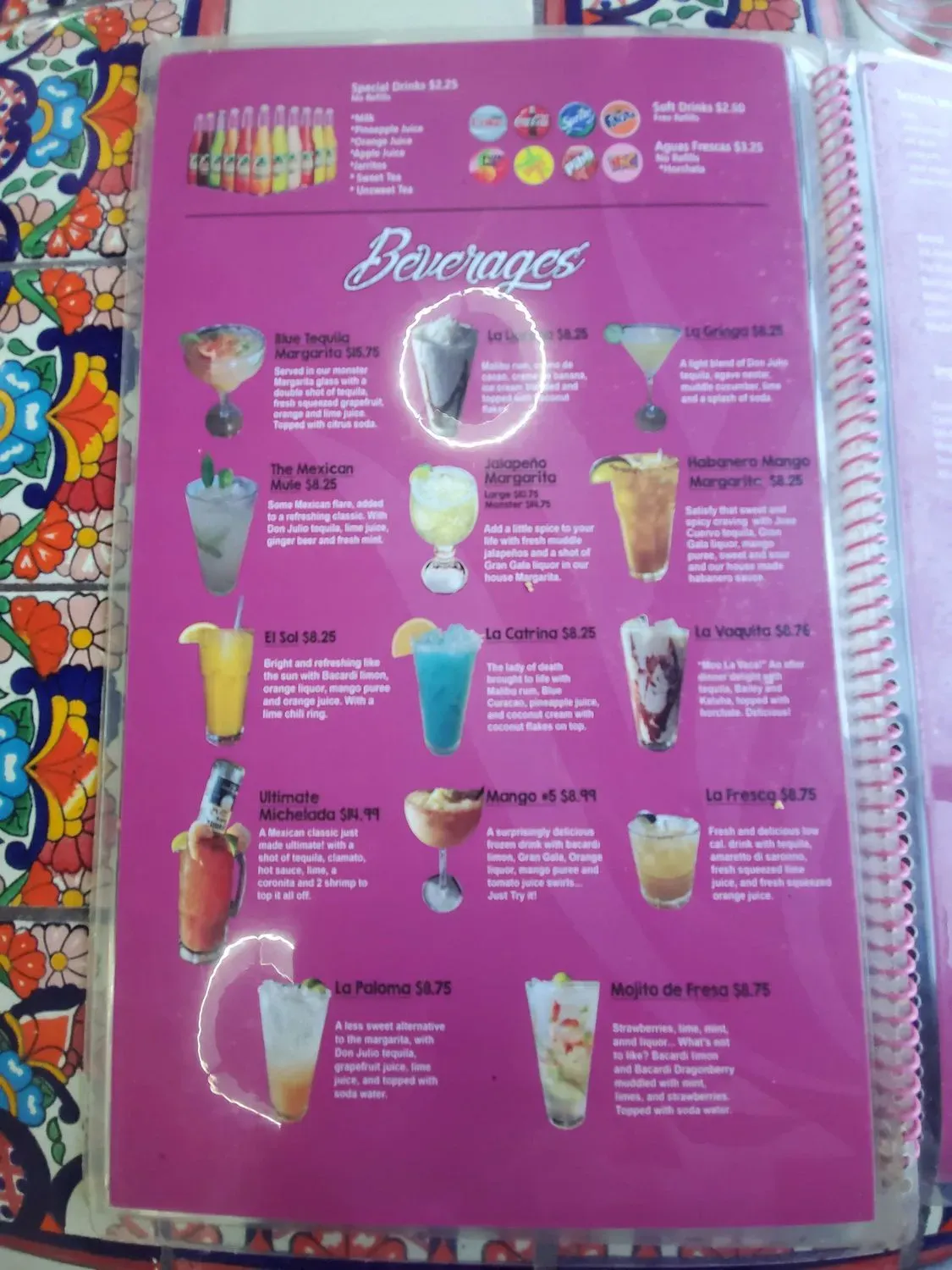 Menu 6