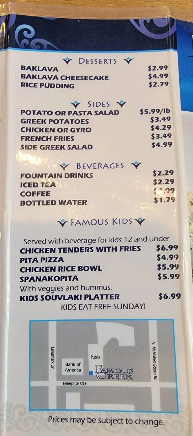 Menu 6