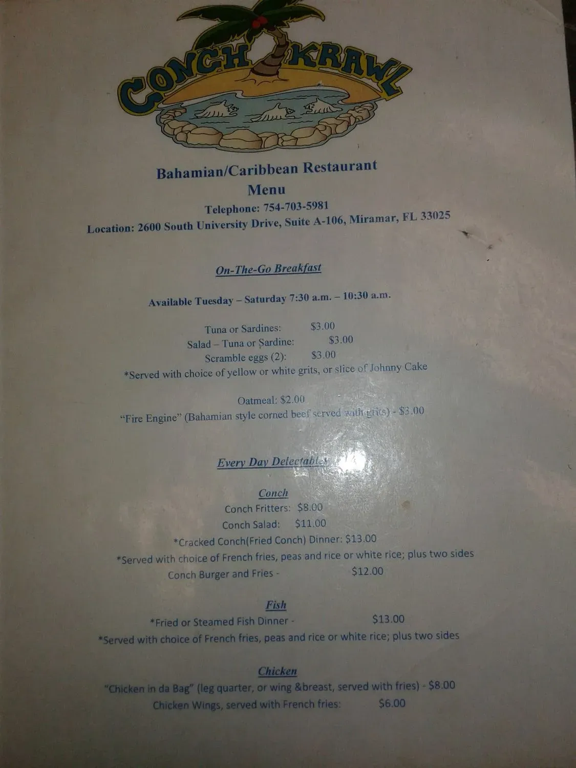 Menu 6