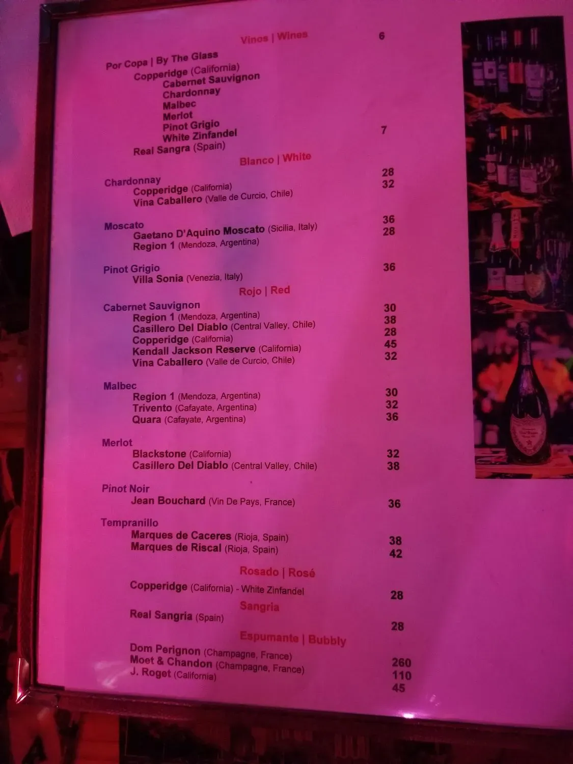 Menu 6