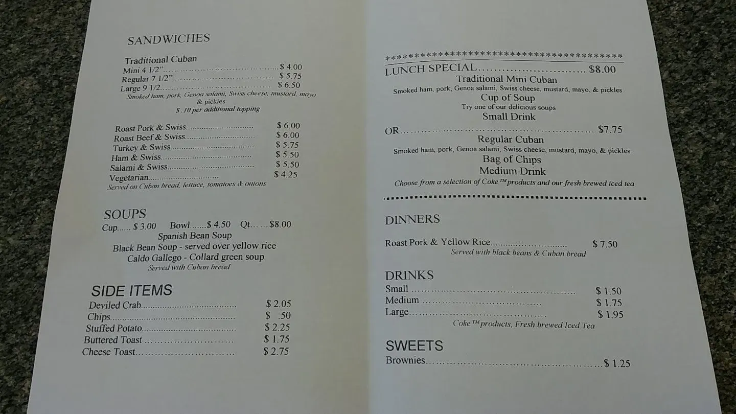 Menu 4