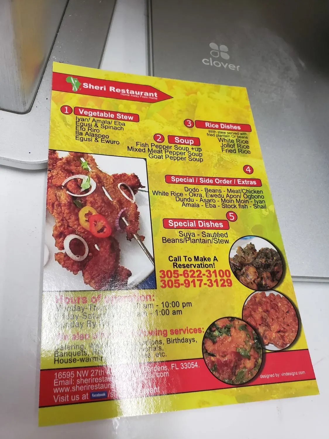 Menu 3