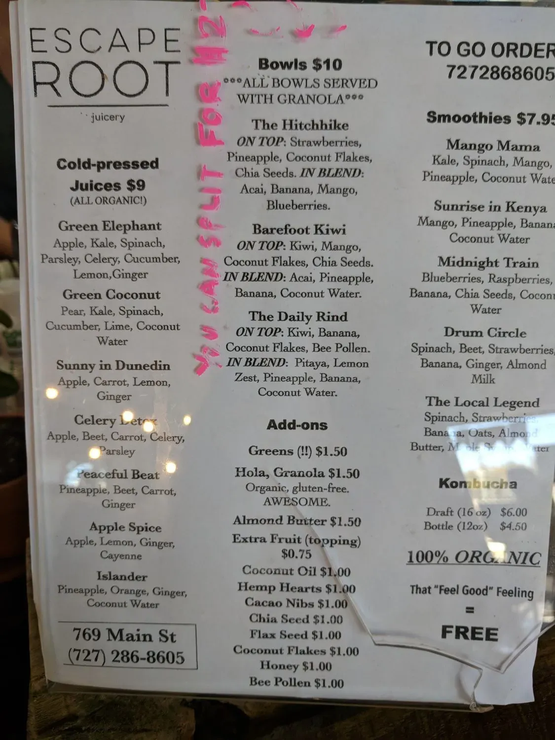 Menu 4