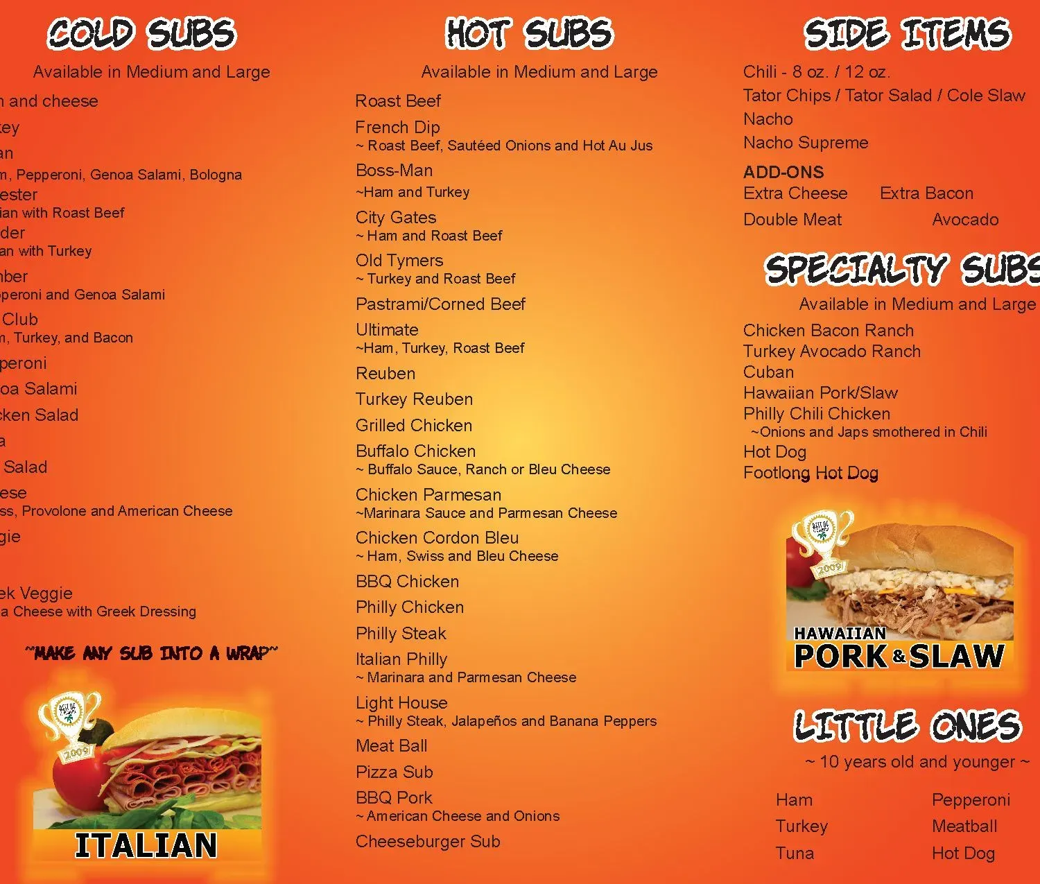 Menu 3