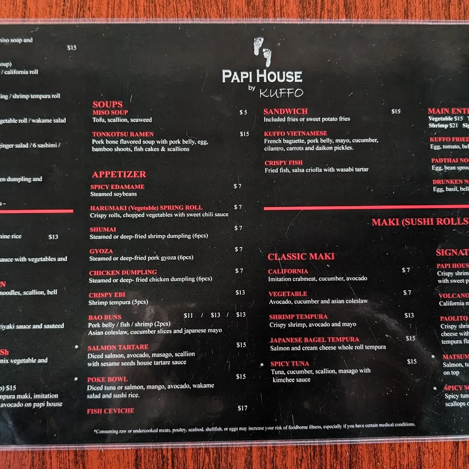 Menu 2