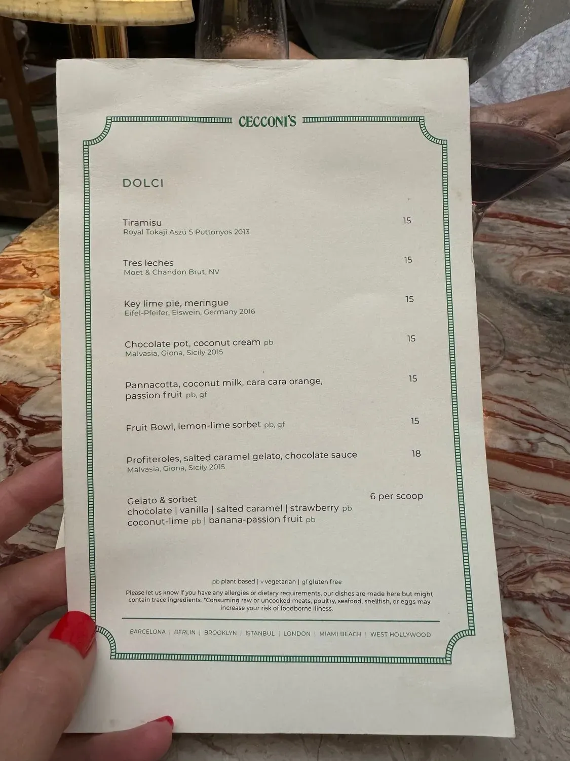 Menu 5