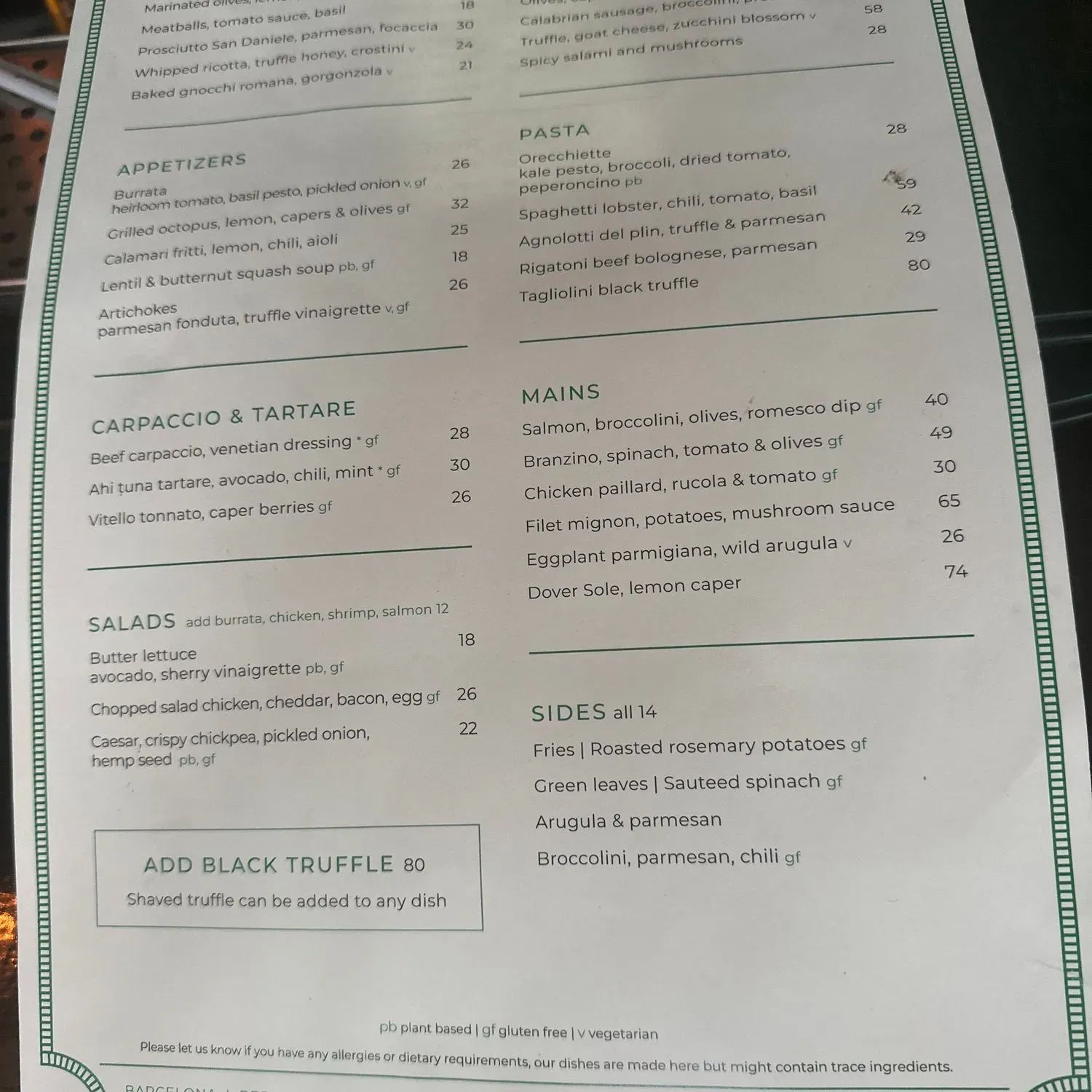 Menu 3