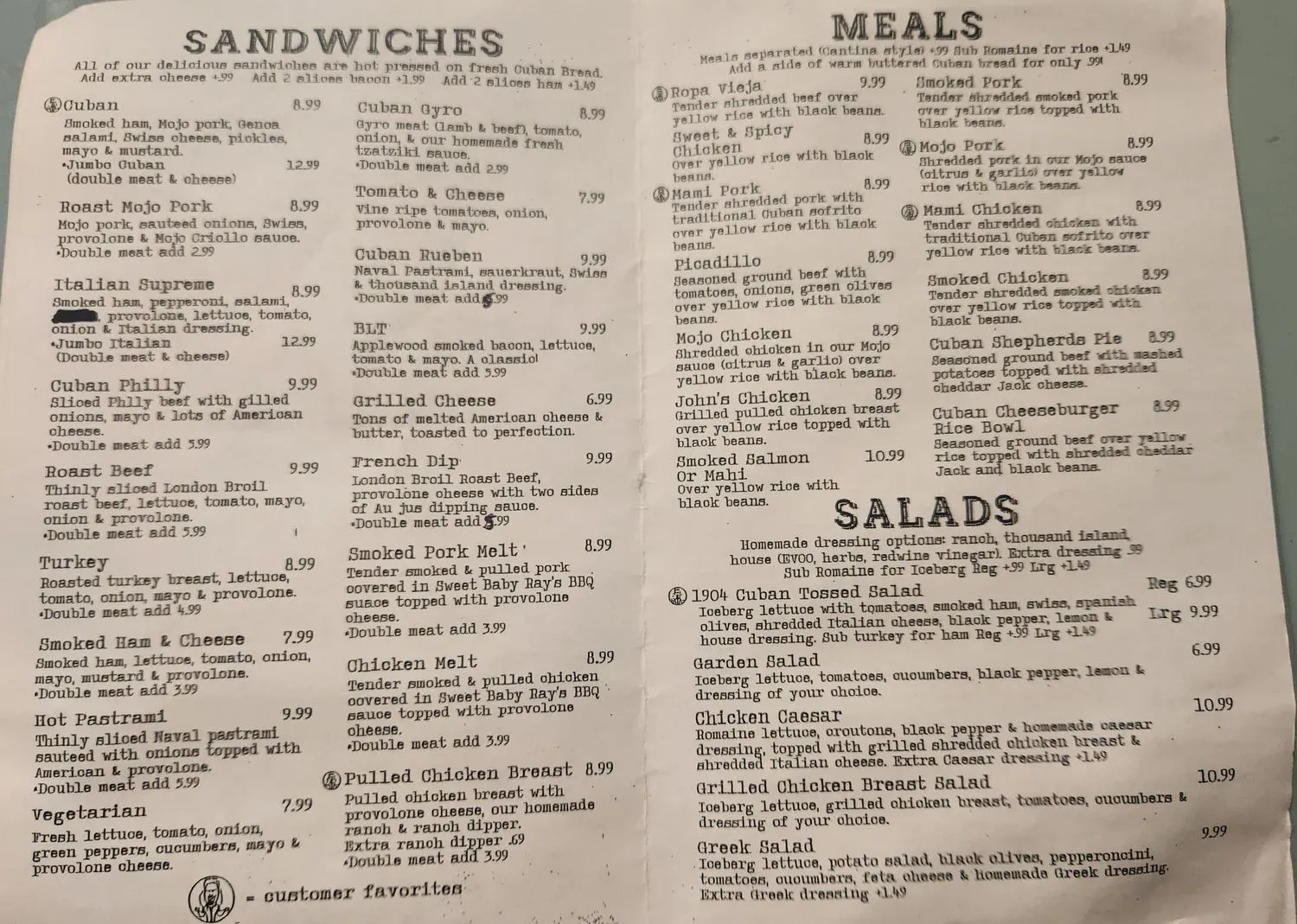 Menu 6