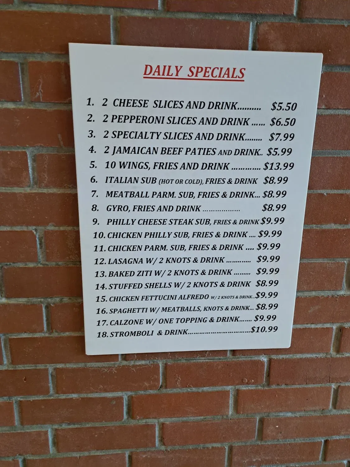 Menu 5