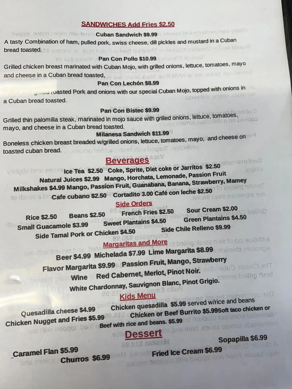 Menu 4