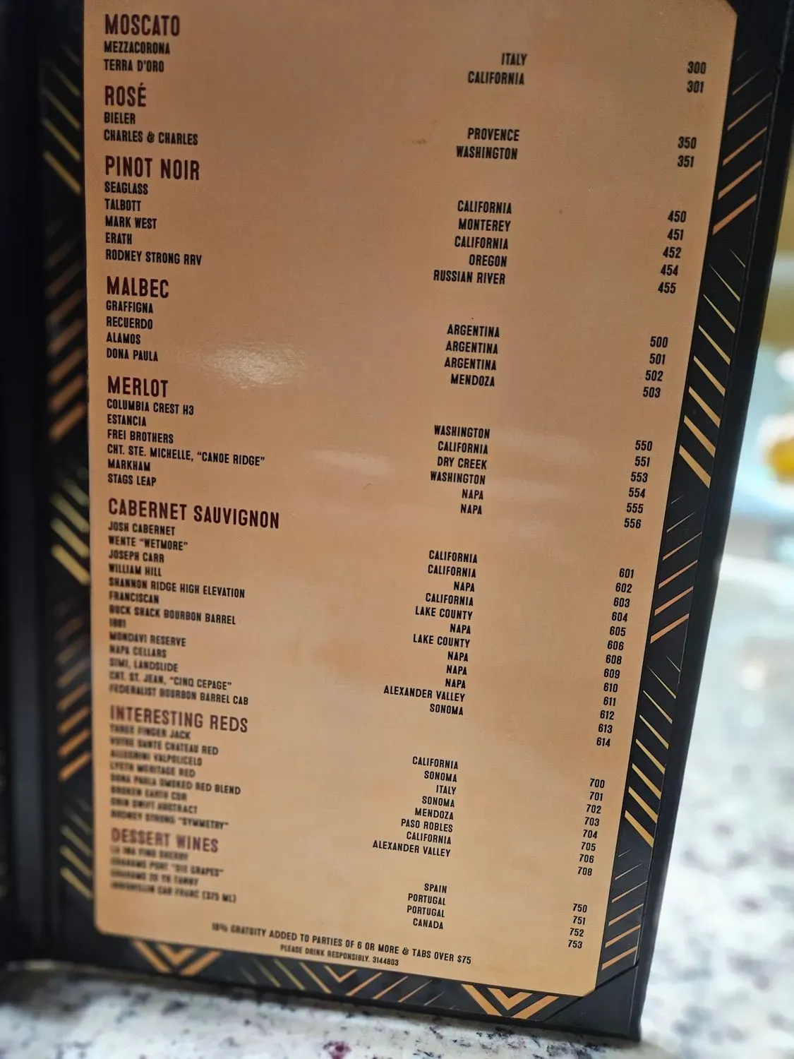 Menu 6