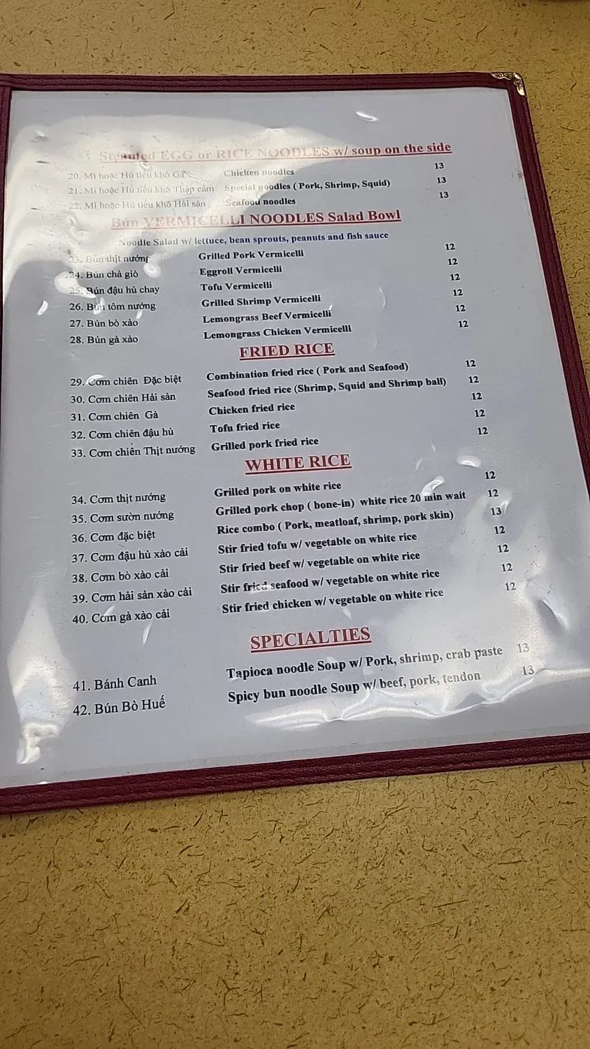 Menu 2