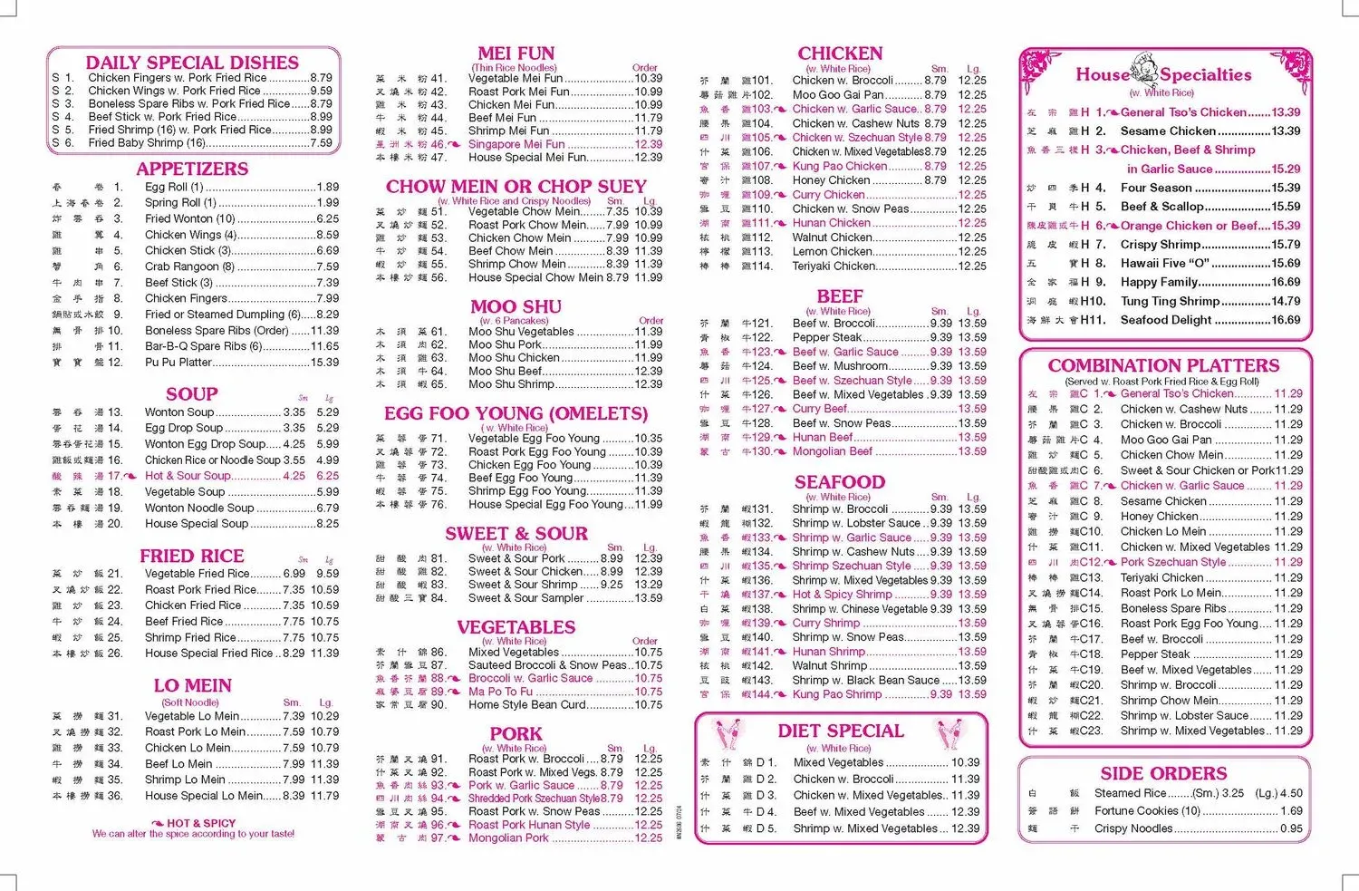 Menu 2