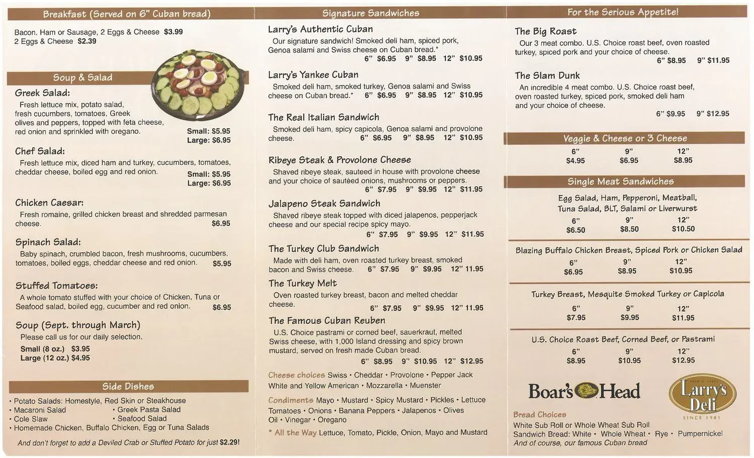 Menu 4