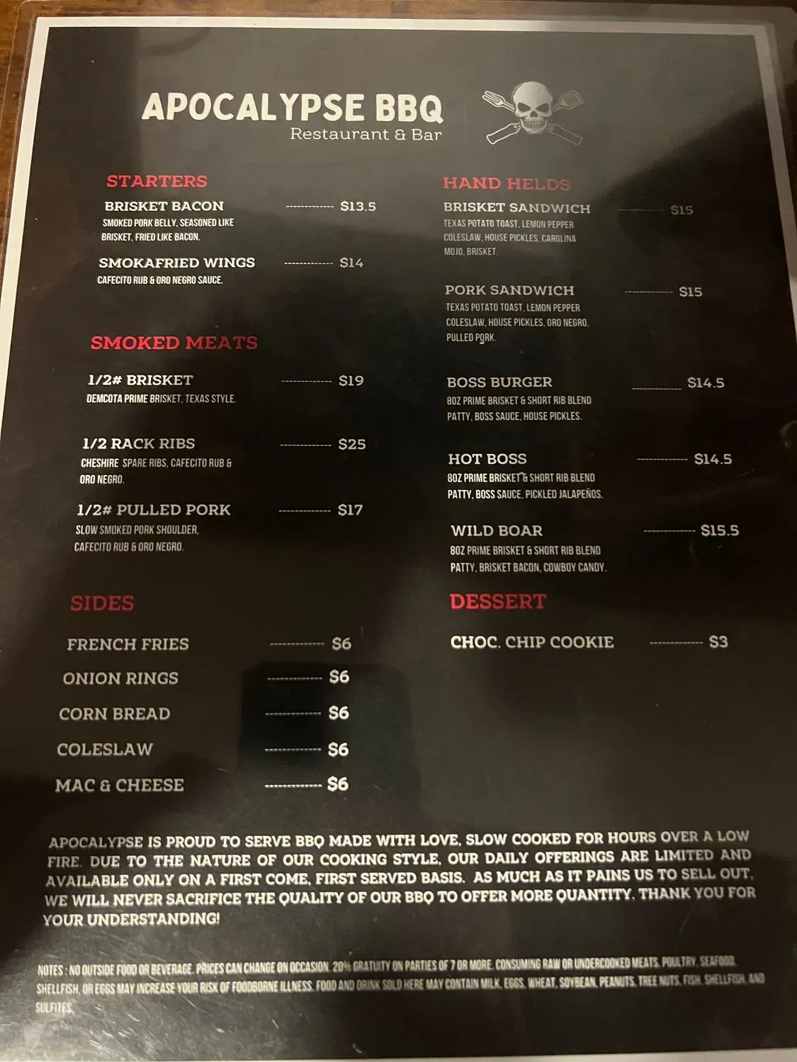 Menu 4