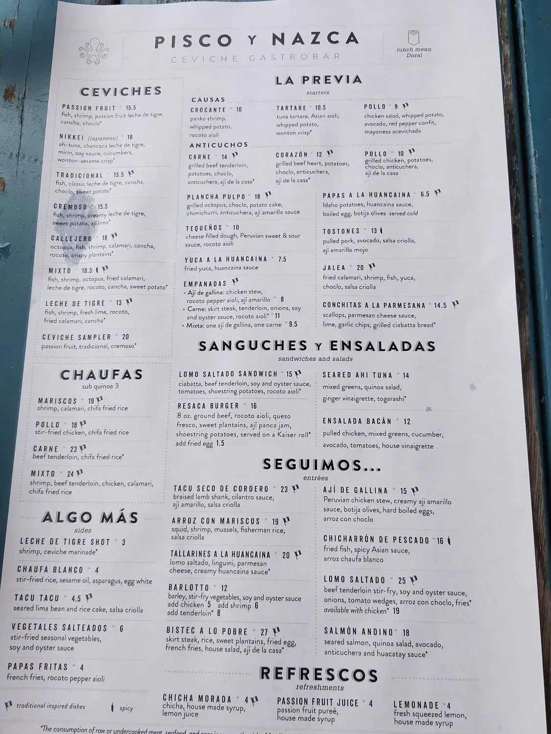 Menu 5