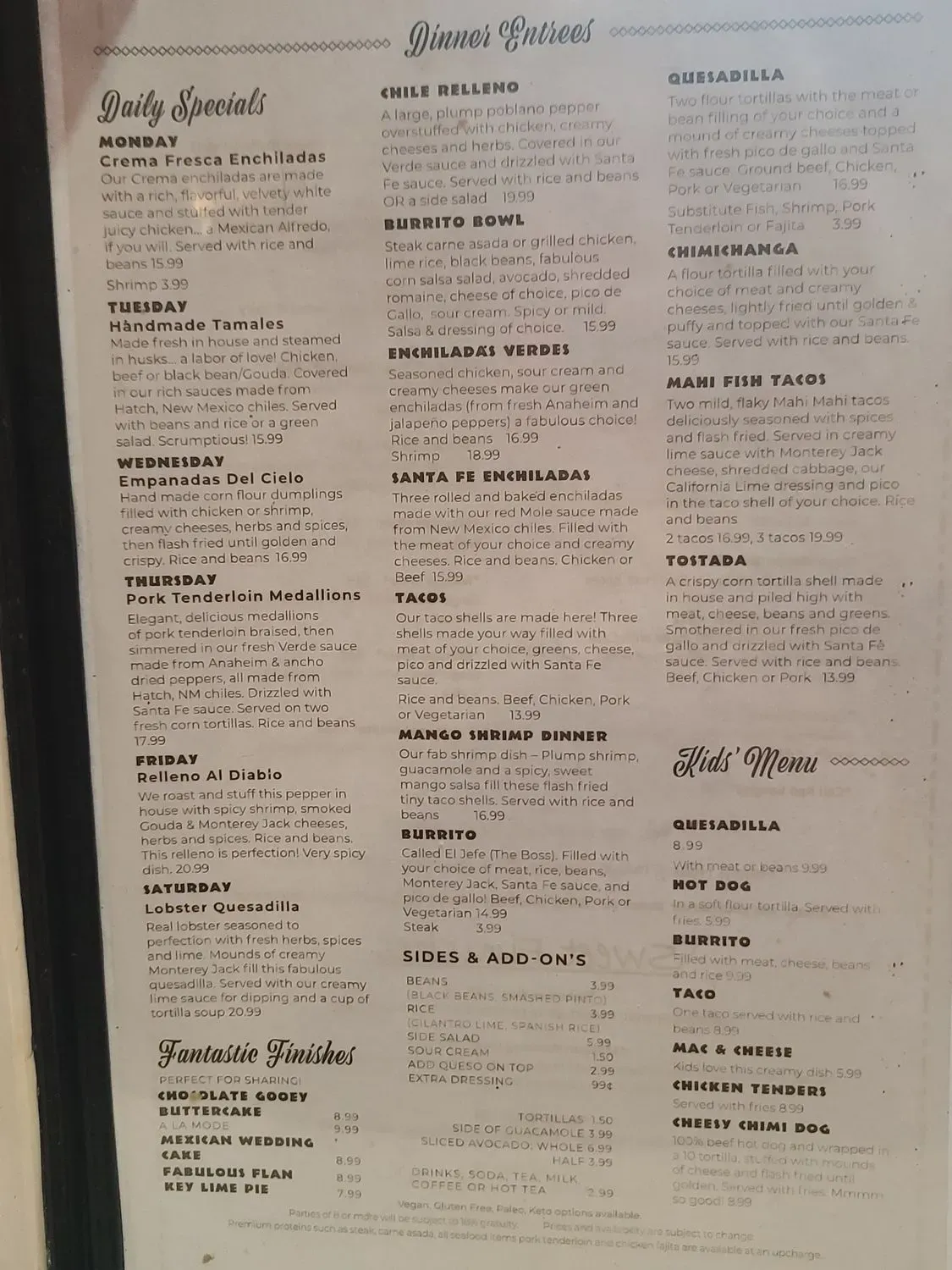 Menu 3