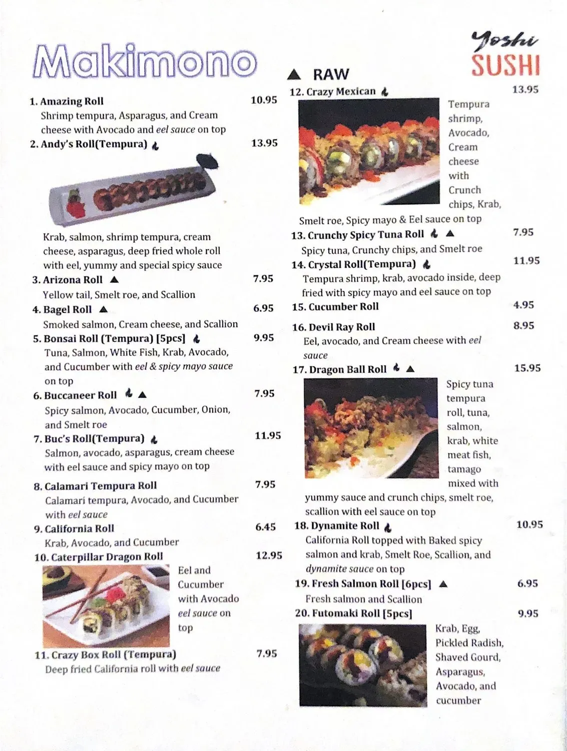 Menu 2