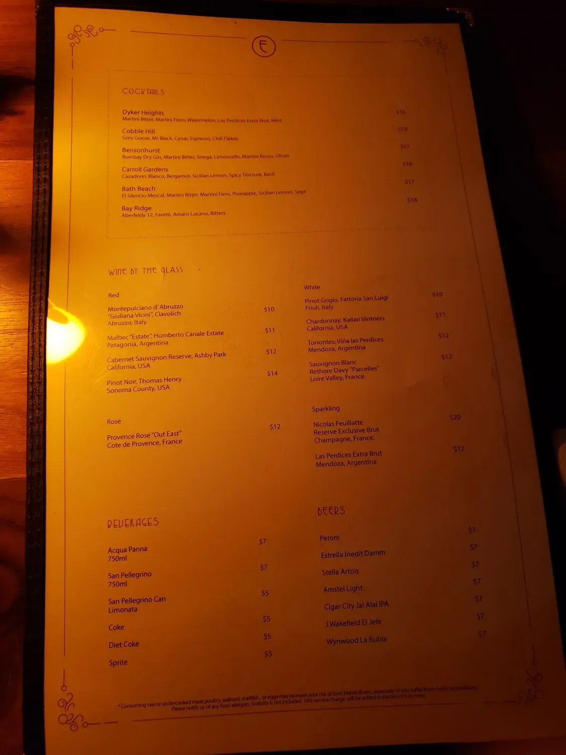 Menu 6