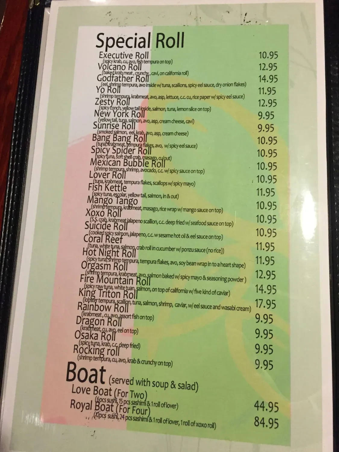 Menu 6