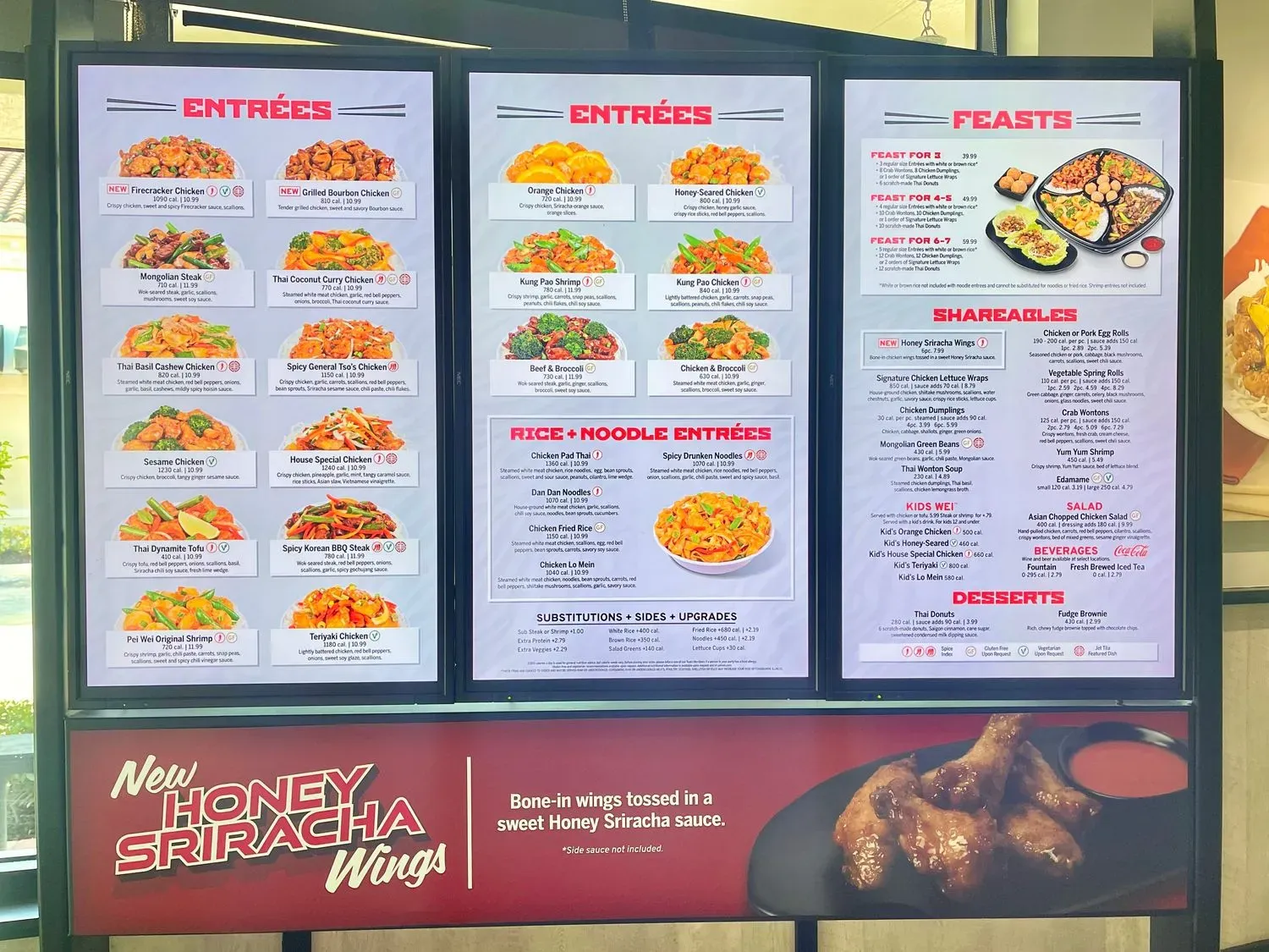 Pei Wei Asian Kitchen Menu - Updated November 2025