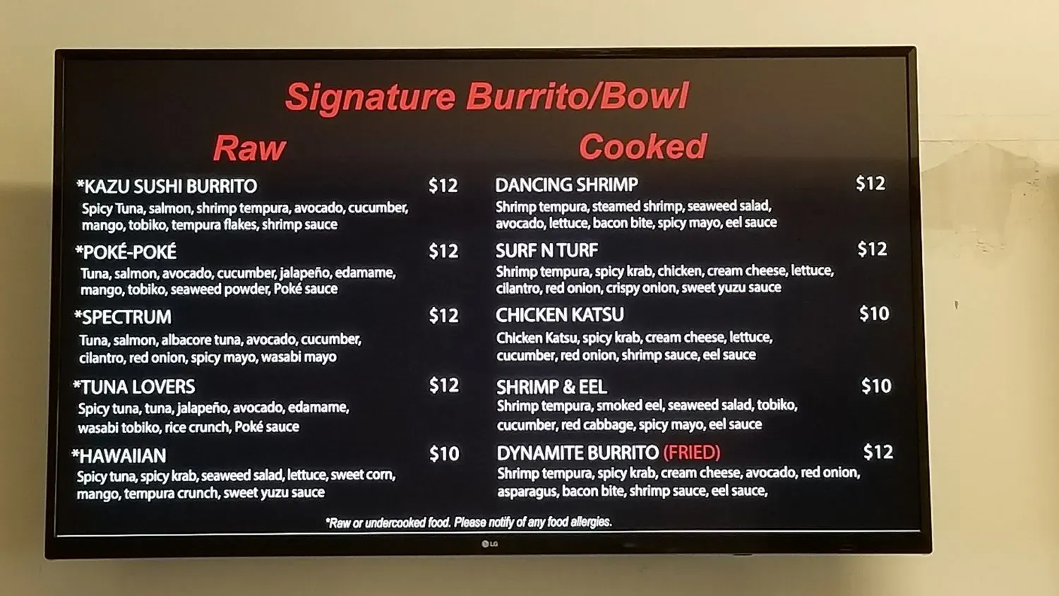 Menu 6