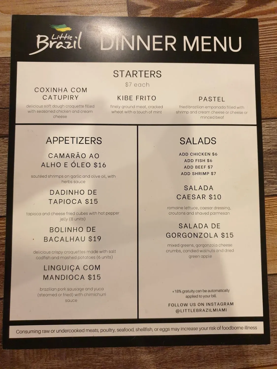 Menu 6