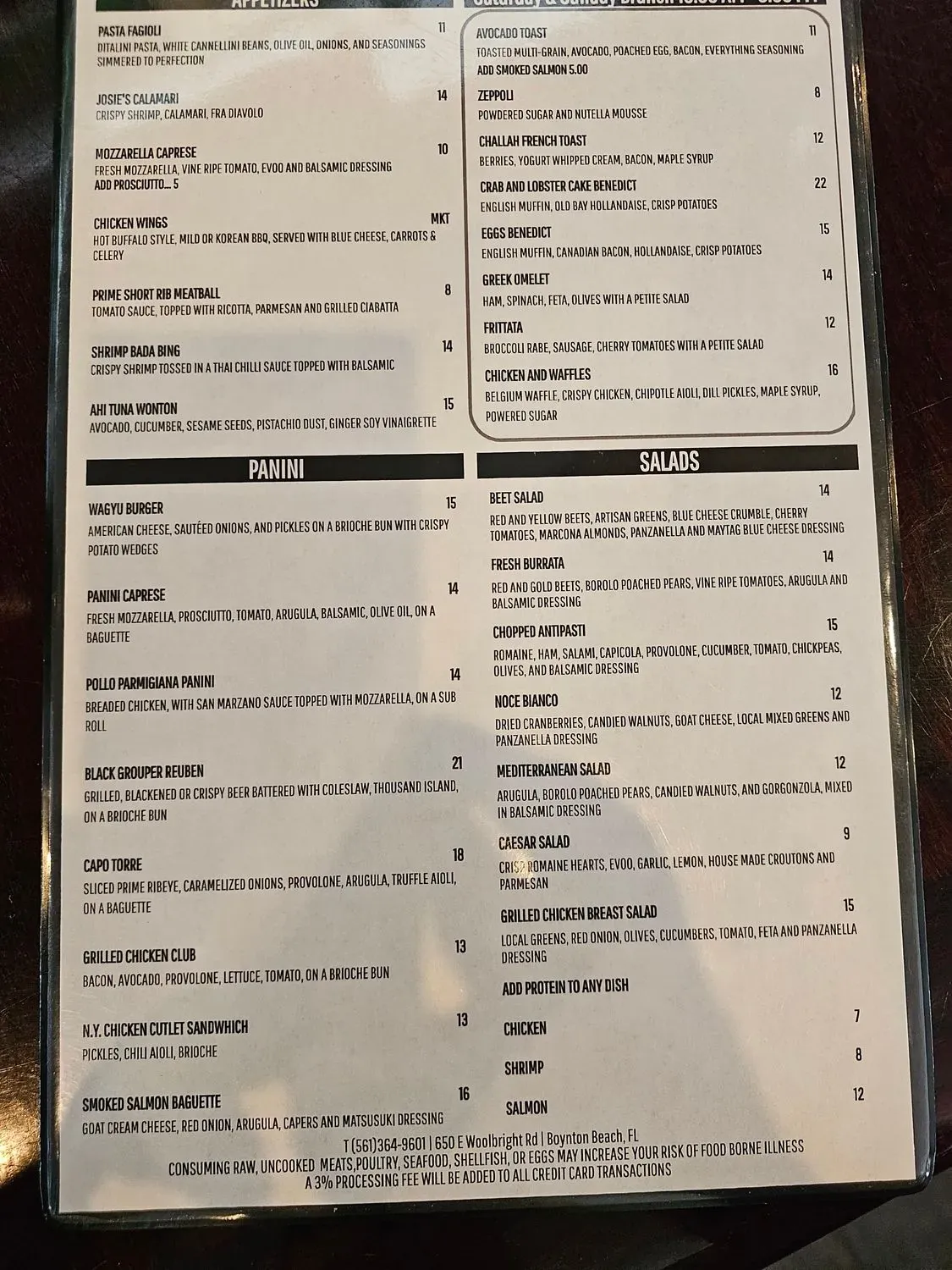 Menu 4