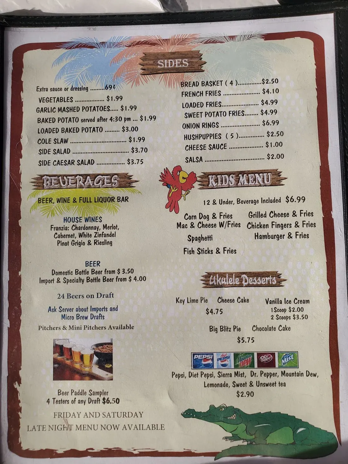 Menu 2