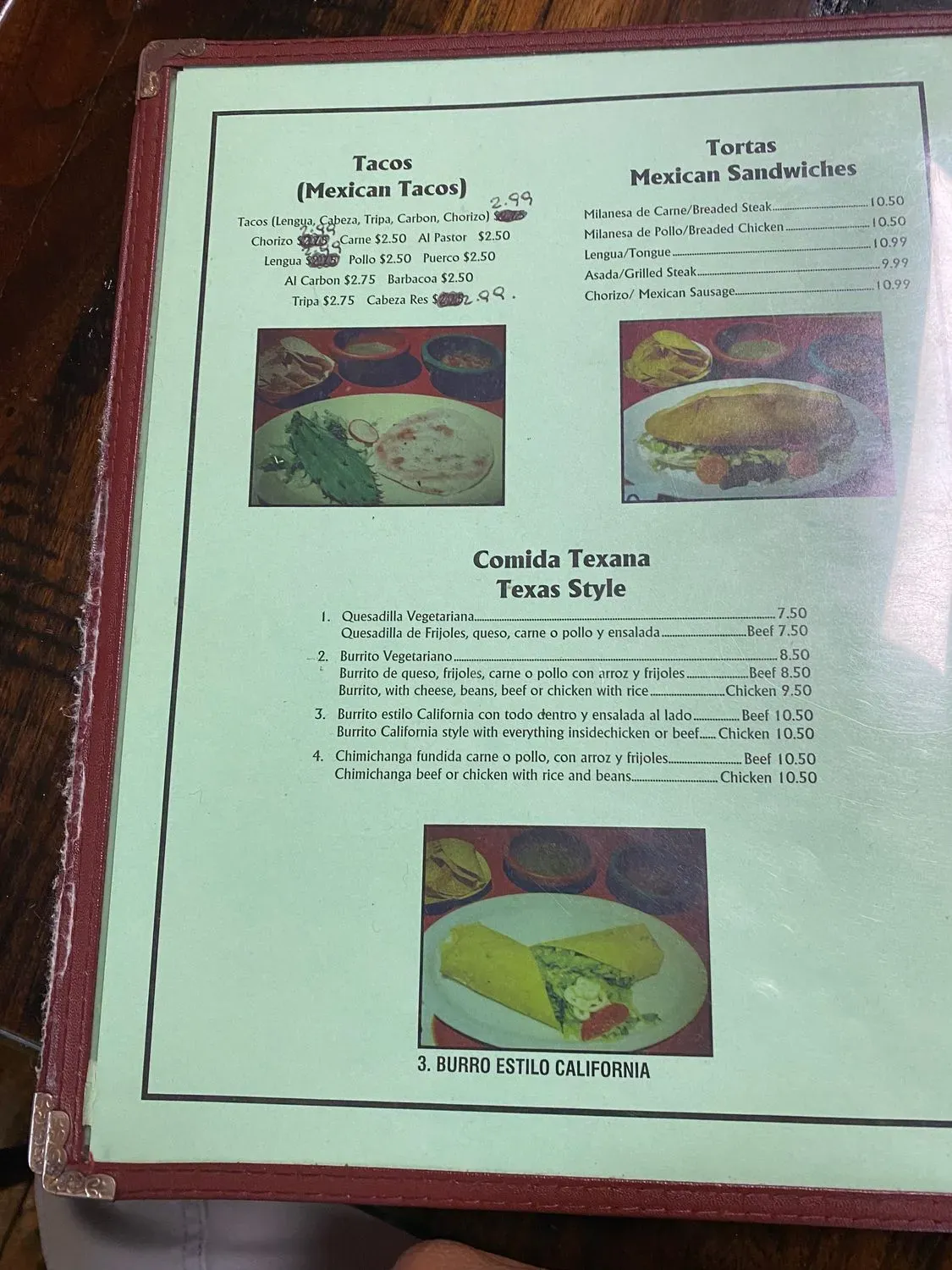 Menu 3