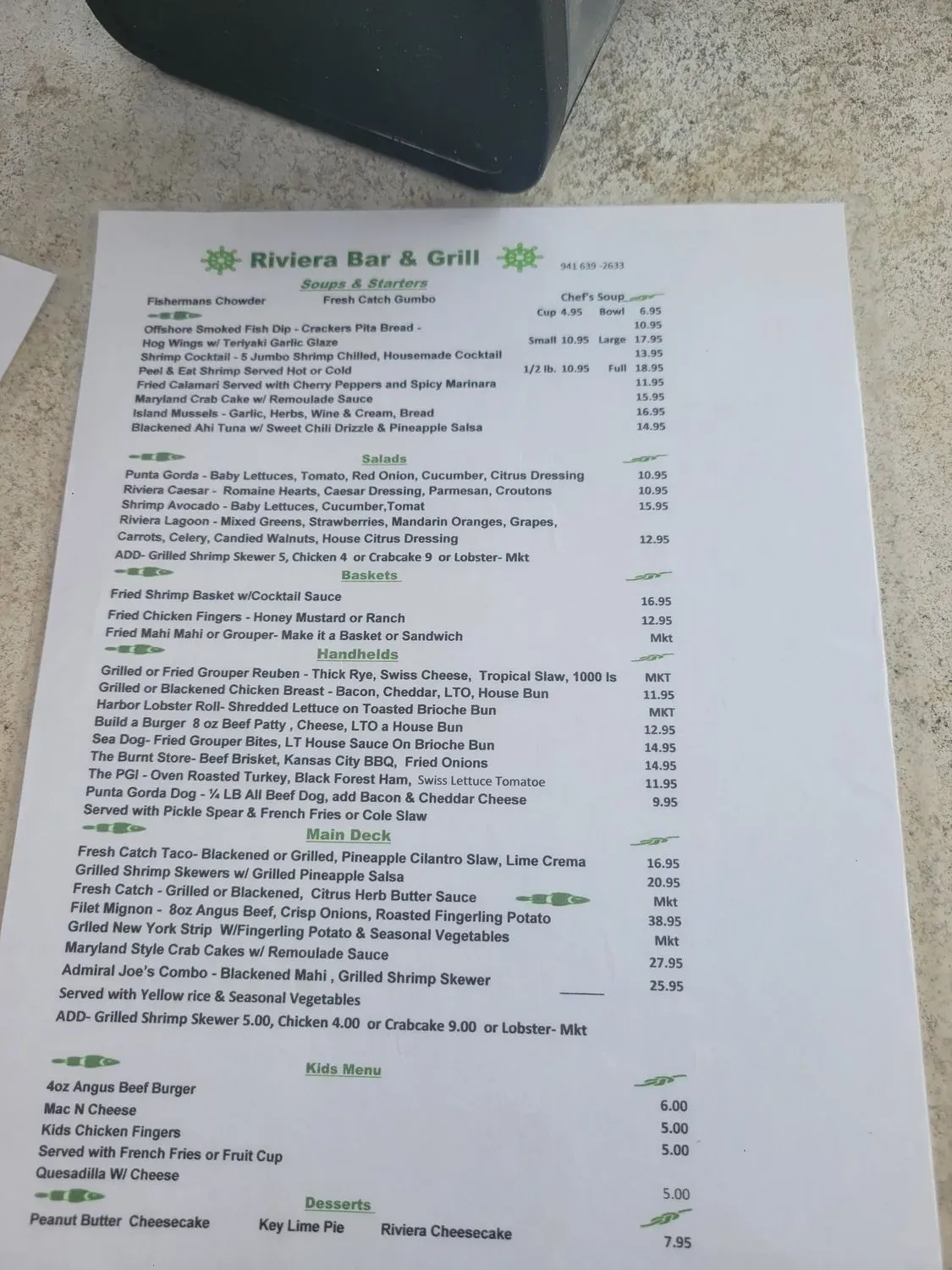 Menu 4