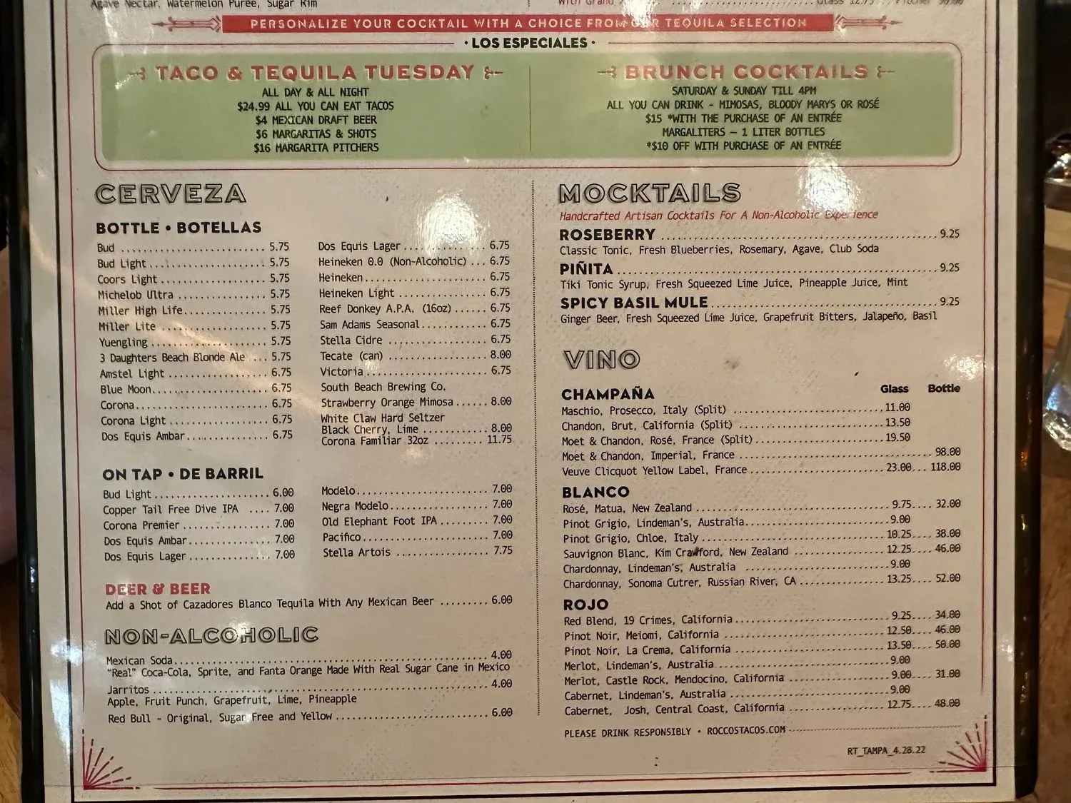 Menu 2