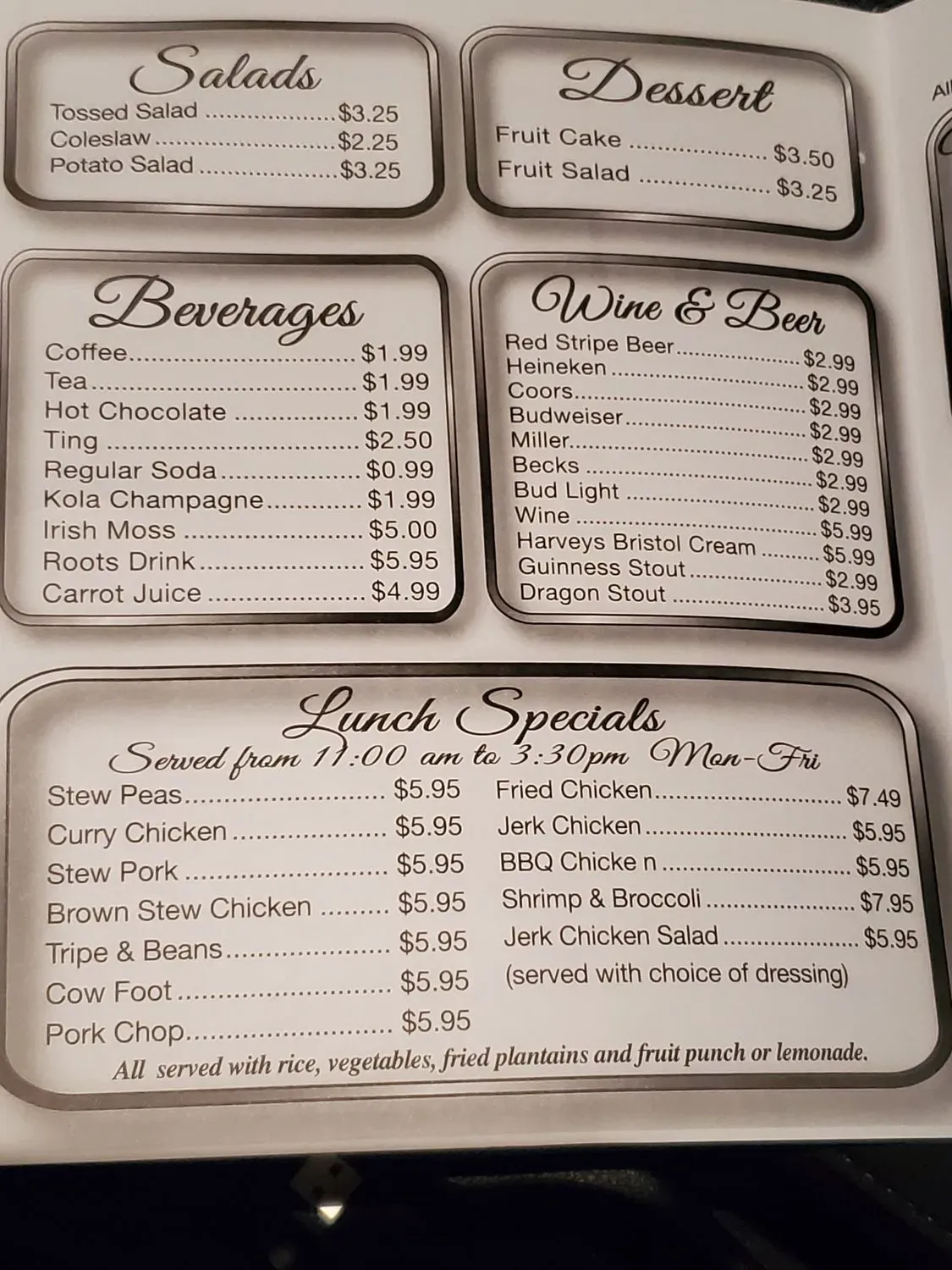 Menu 2