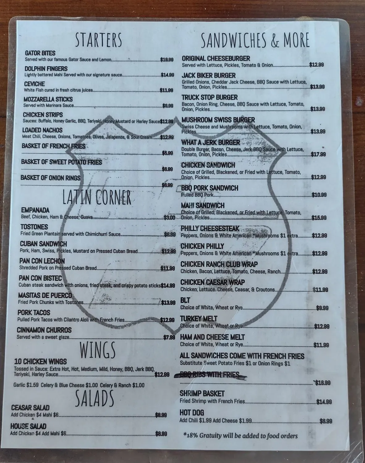 Menu 6